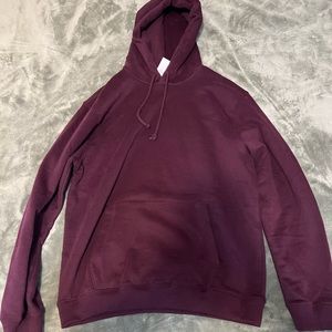 Mens Medium GAP Dark Red Hoodie Brand New